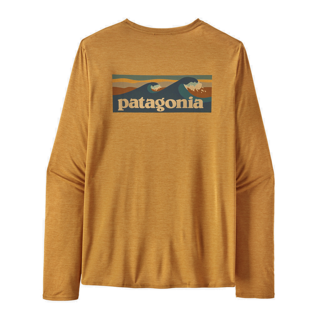 Patagonia Men's Long-Sleeved Capilene Cool Daily Graphic Shirt - Waters L
