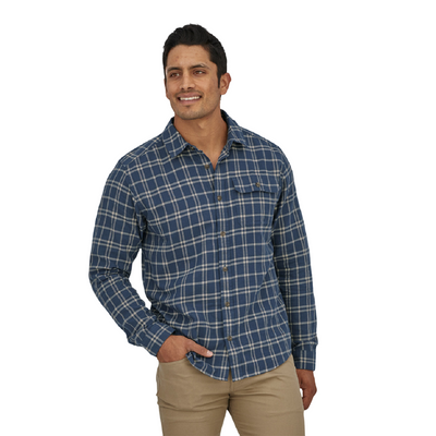 Patagonia Men's Long Sleeve Cotton in Conversion Lightweight Fjord Flannel Shirt - Past Season