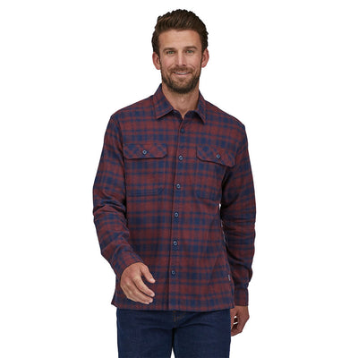 Patagonia Men's Long Sleeve Organic Cotton Midweight Fjord Flannel Shirt