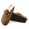 Birkenstock Boston Shearling Slip-On Clog - Suede Leather