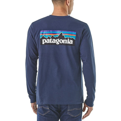 Patagonia Men's Long Sleeve P-6 Logo Responsibili-Tee