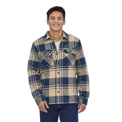 Patagonia Men's Insulated Organic Cotton Midweight Fjord Flannel Shirt - Past Season