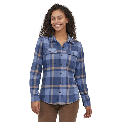 Patagonia Women's Long Sleeve Organic Cotton Midweight Fjord Flannel Shirt - Past Season